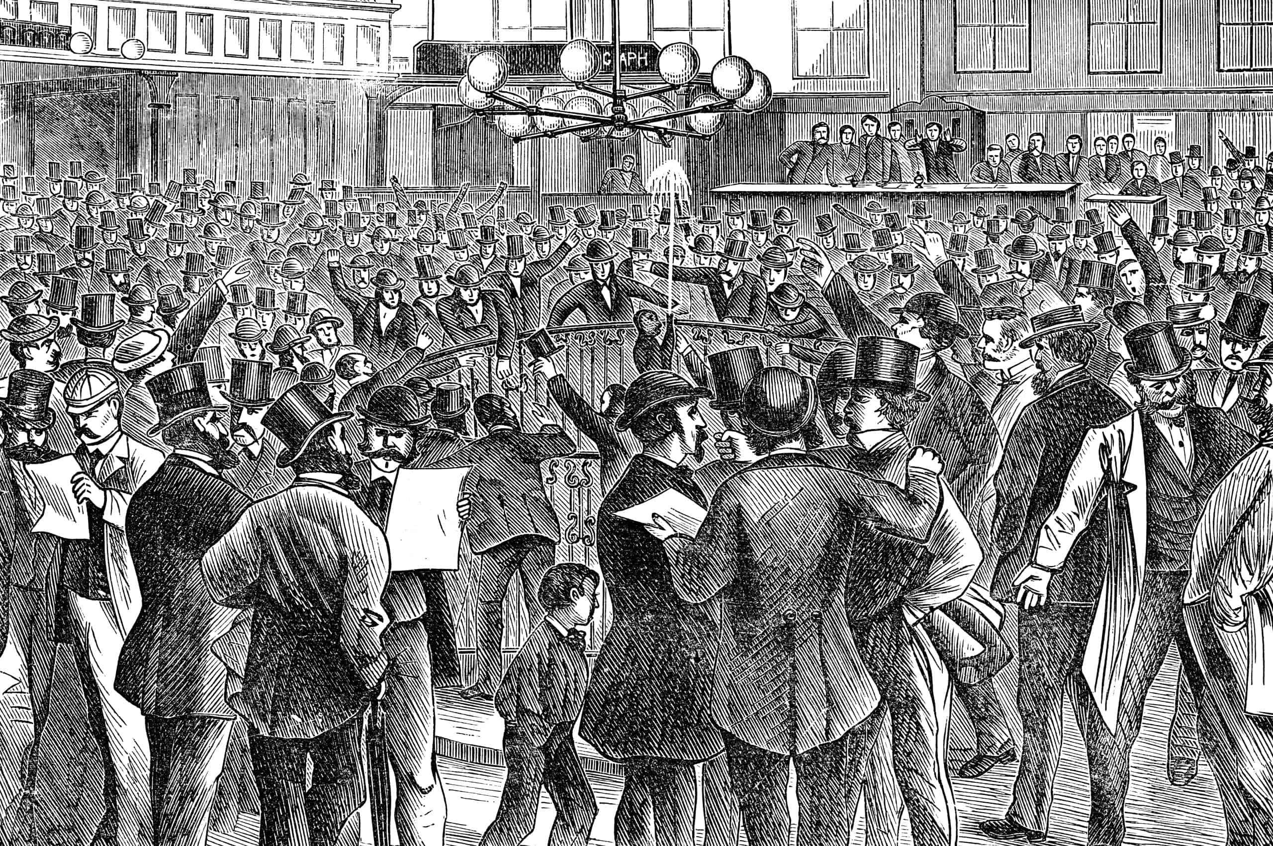 Inside The New York Stock Exchange 1873